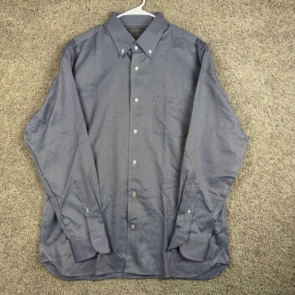 Daniel Cremieux Signature Collection Canclini 1925 L Gray Dotted Dress Shirt